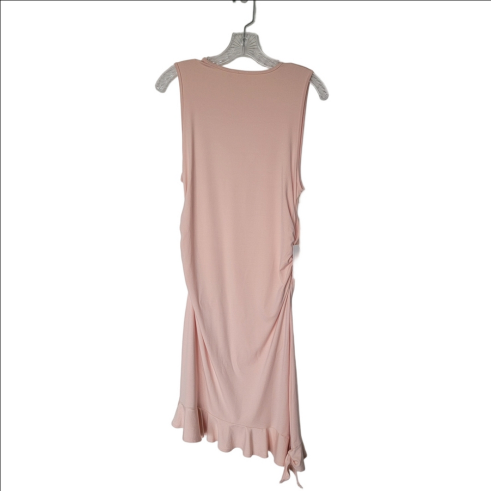 NWT ARITZIA WILFRED Elegant Pink Sleeveless Dress Size Large - Picture 9 of 10
